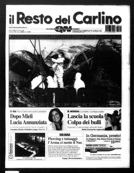 Il Resto del Carlino : giornale dell'Emilia